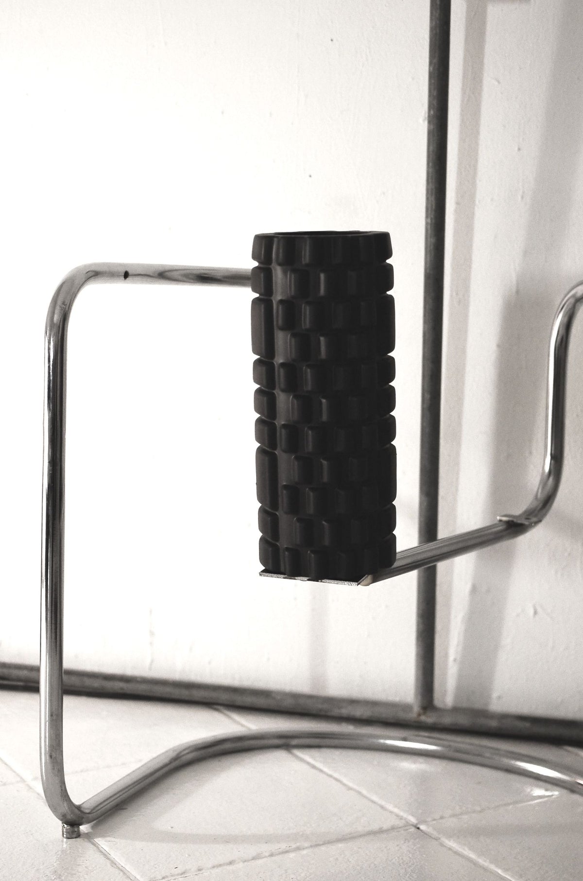 Foam roller ready for use