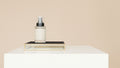 Plain unbranded glass spray bottle for facial mist