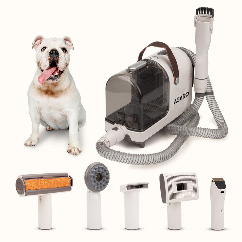 Pet Grooming & Deshedding Vacuum Kit